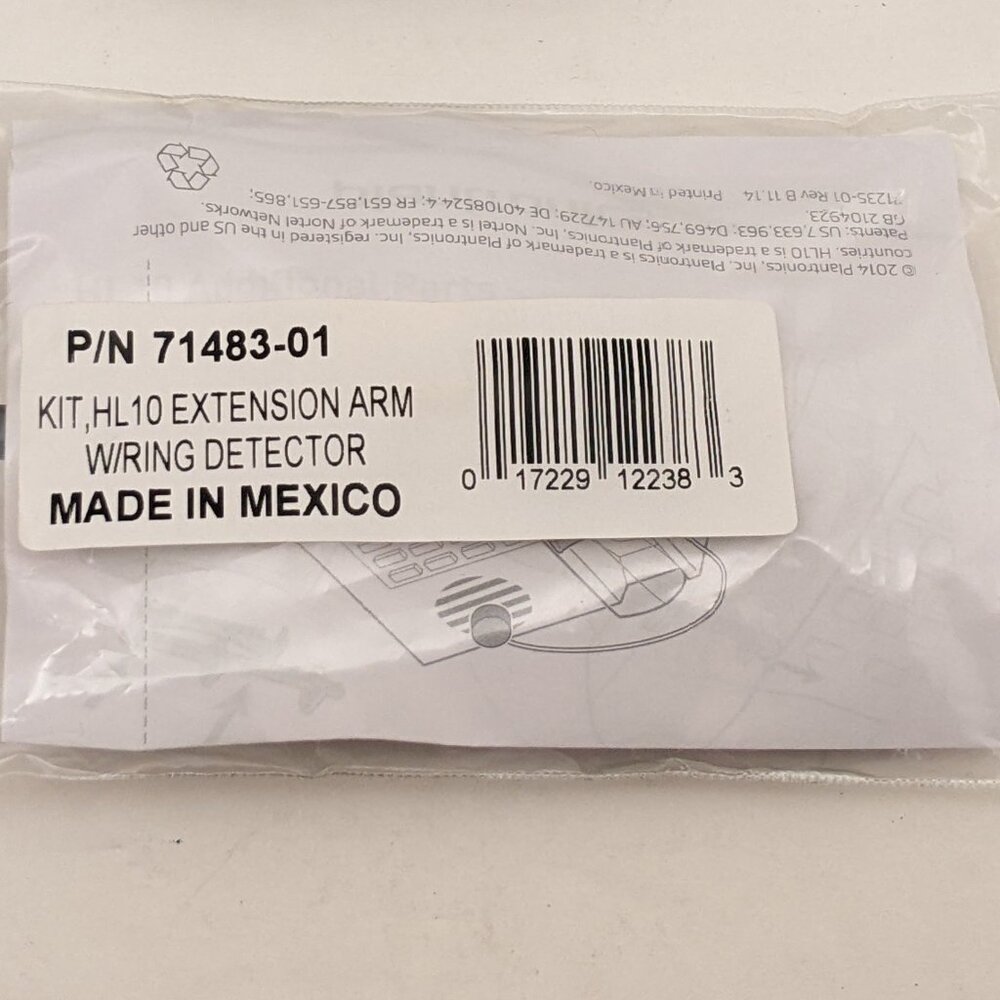 PLANTRONICS HL10 Extension Arm w/ Ring Detector | 71483-01 | NEW